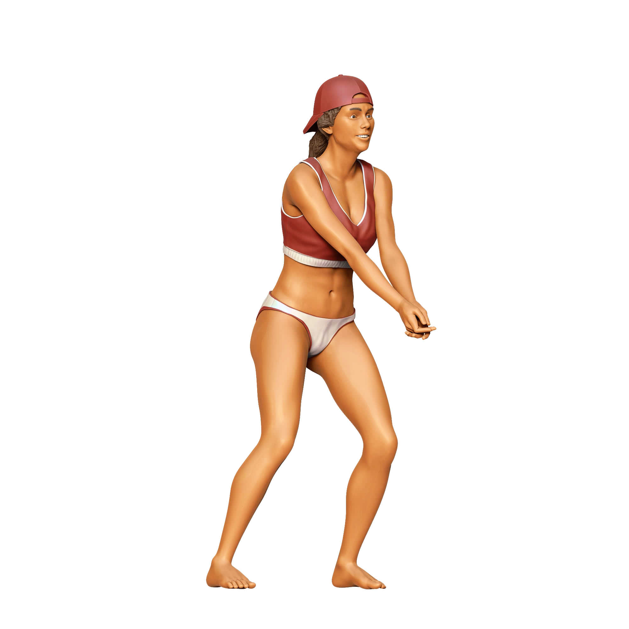 DIY 1/64 1/87 Beach men Girl Scene Miniature Figures Doll For Car Vehicles Toy - Picture 14 of 14