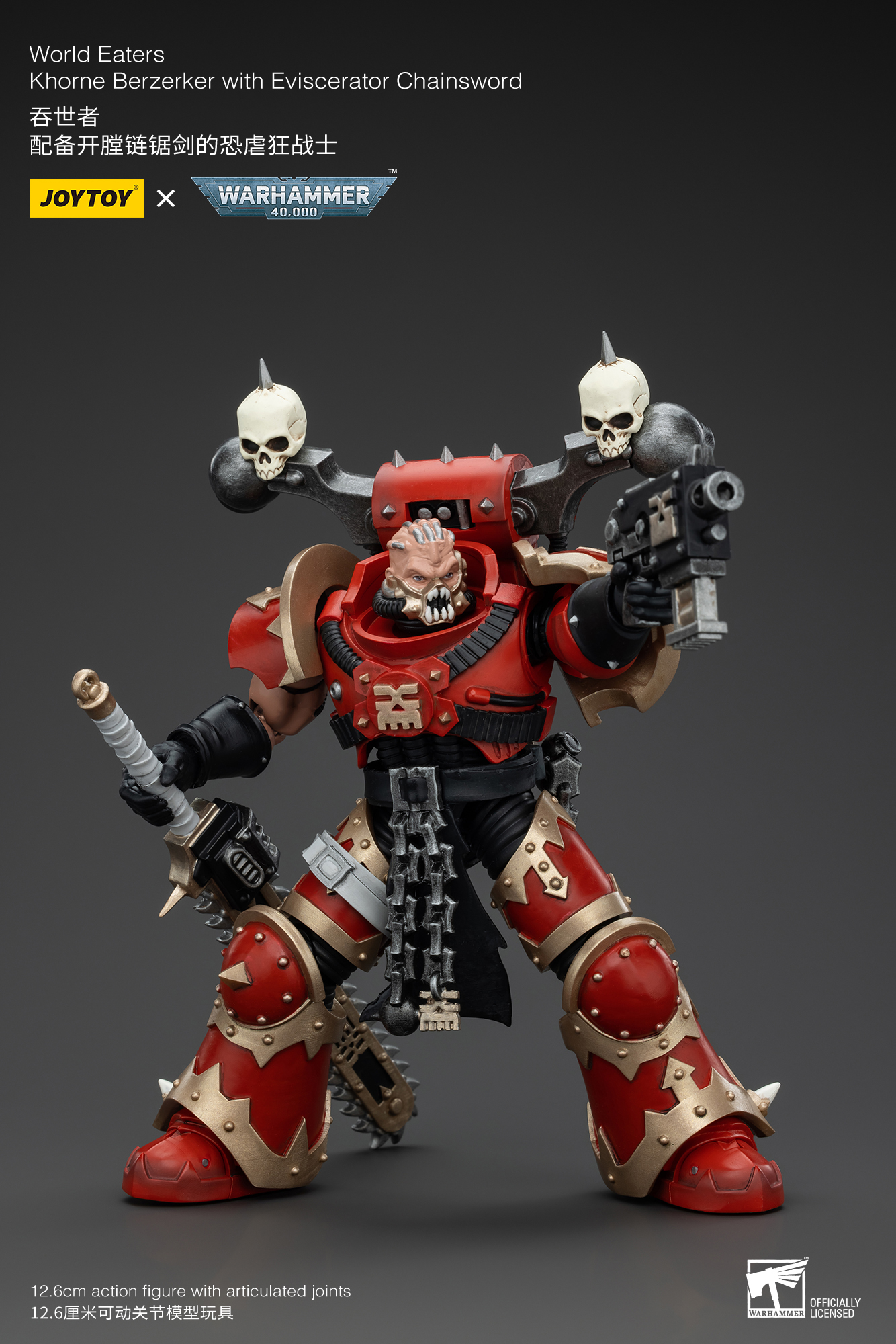 Joytoy Warhammer 4K 1/18 World Eaters Khorne Berzerker Lord Invocatus Figuren - Bild 41 von 101