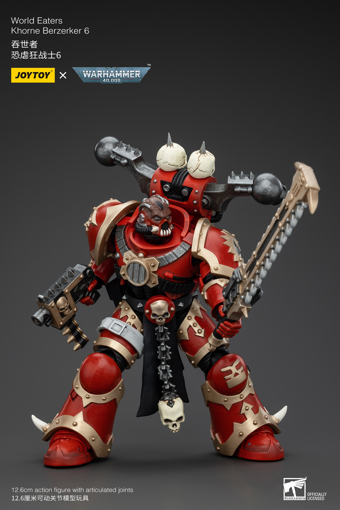 Joytoy Warhammer 4K 1/18 World Eaters Khorne Berzerker Lord Invocatus Figuren - Bild 85 von 101