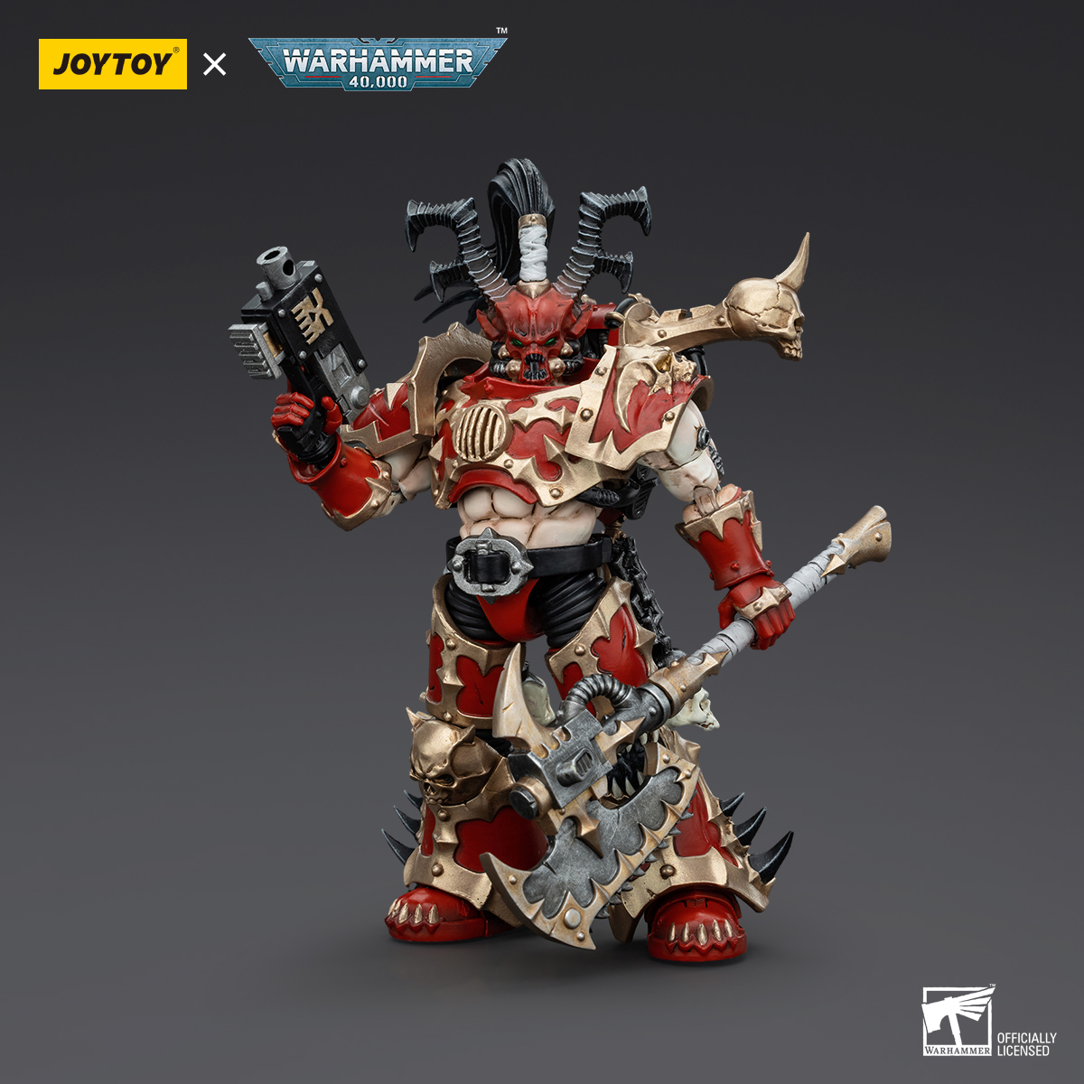 Joytoy Warhammer 4K 1/18 World Eaters Khorne Berzerker Lord Invocatus Figuren - Bild 99 von 101
