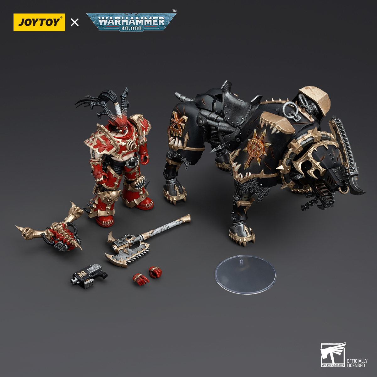 Joytoy Warhammer 4K 1/18 World Eaters Khorne Berzerker Lord Invocatus Figuren - Bild 96 von 101