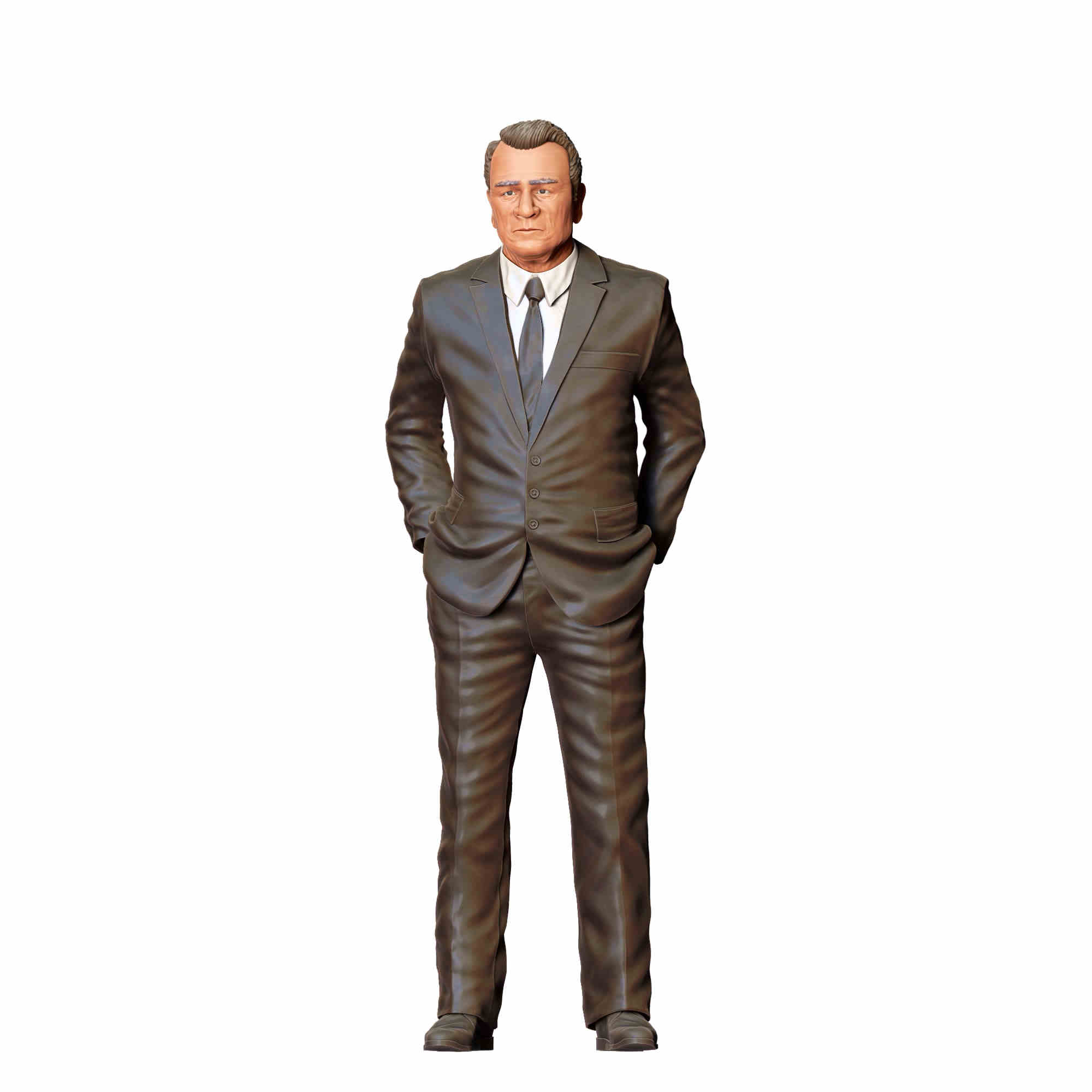1/64 1/87 Costume Agent Boss Homme Scène Figurines Miniatures Poupée pour Voiture Véhicules Jouet - Photo 6 sur 6
