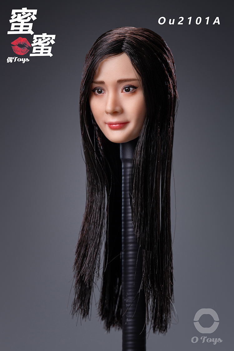 1:6 Asian Star Beauty Girl Yang Mi Kopf Skulptur für 12" weibliche Actionfigur Körper - Bild 12 von 15