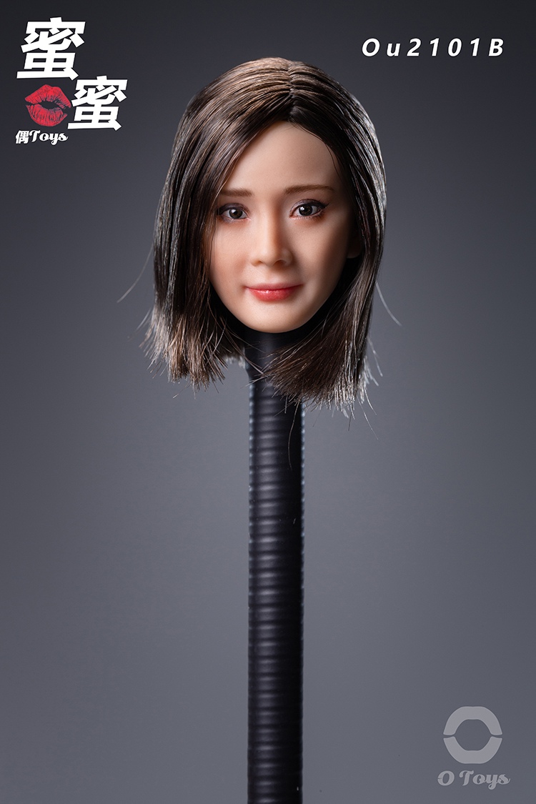 1:6 Asian Star Beauty Girl Yang Mi Kopf Skulptur für 12" weibliche Actionfigur Körper - Bild 13 von 15