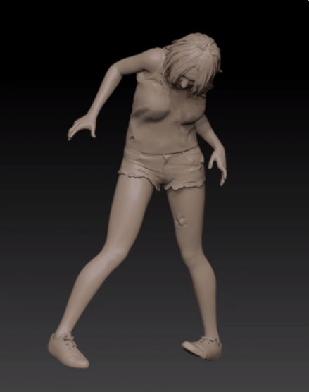 1/87 1/64 1/43 Zombie Monster Szene Requisite Miniaturen Figuren Puppe für Auto Spielzeug - Bild 11 von 34