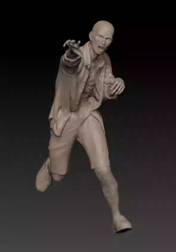 1/87 1/64 1/43 Zombie Monster Szene Requisite Miniaturen Figuren Puppe für Auto Spielzeug - Bild 14 von 34