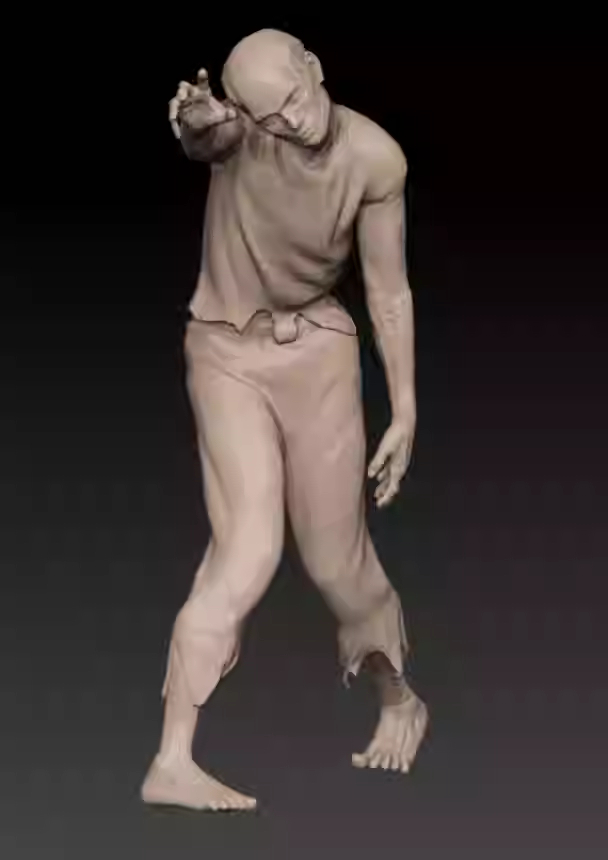 1/87 1/64 1/43 Zombie Monster Szene Requisite Miniaturen Figuren Puppe für Auto Spielzeug - Bild 17 von 34