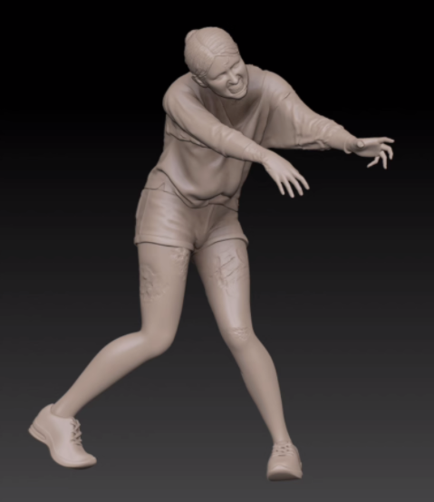 1/87 1/64 1/43 Zombie Monster Szene Requisite Miniaturen Figuren Puppe für Auto Spielzeug - Bild 22 von 34