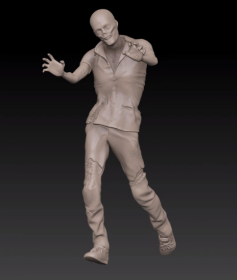 1/87 1/64 1/43 Zombie Monster Szene Requisite Miniaturen Figuren Puppe für Auto Spielzeug - Bild 24 von 34