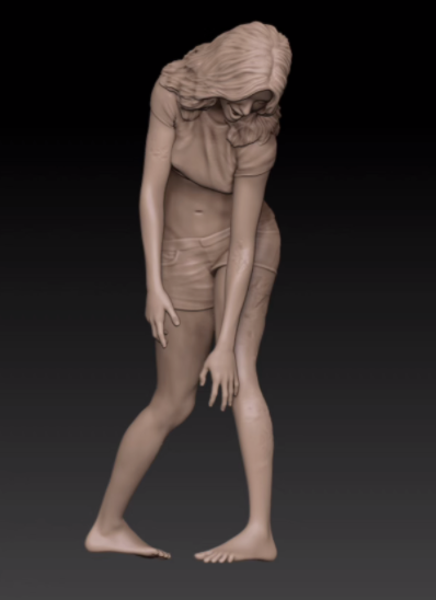 1/87 1/64 1/43 Zombie Monster Szene Requisite Miniaturen Figuren Puppe für Auto Spielzeug - Bild 27 von 34