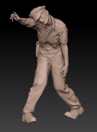 1/87 1/64 1/43 Zombie Monster Szene Requisite Miniaturen Figuren Puppe für Auto Spielzeug - Bild 33 von 34