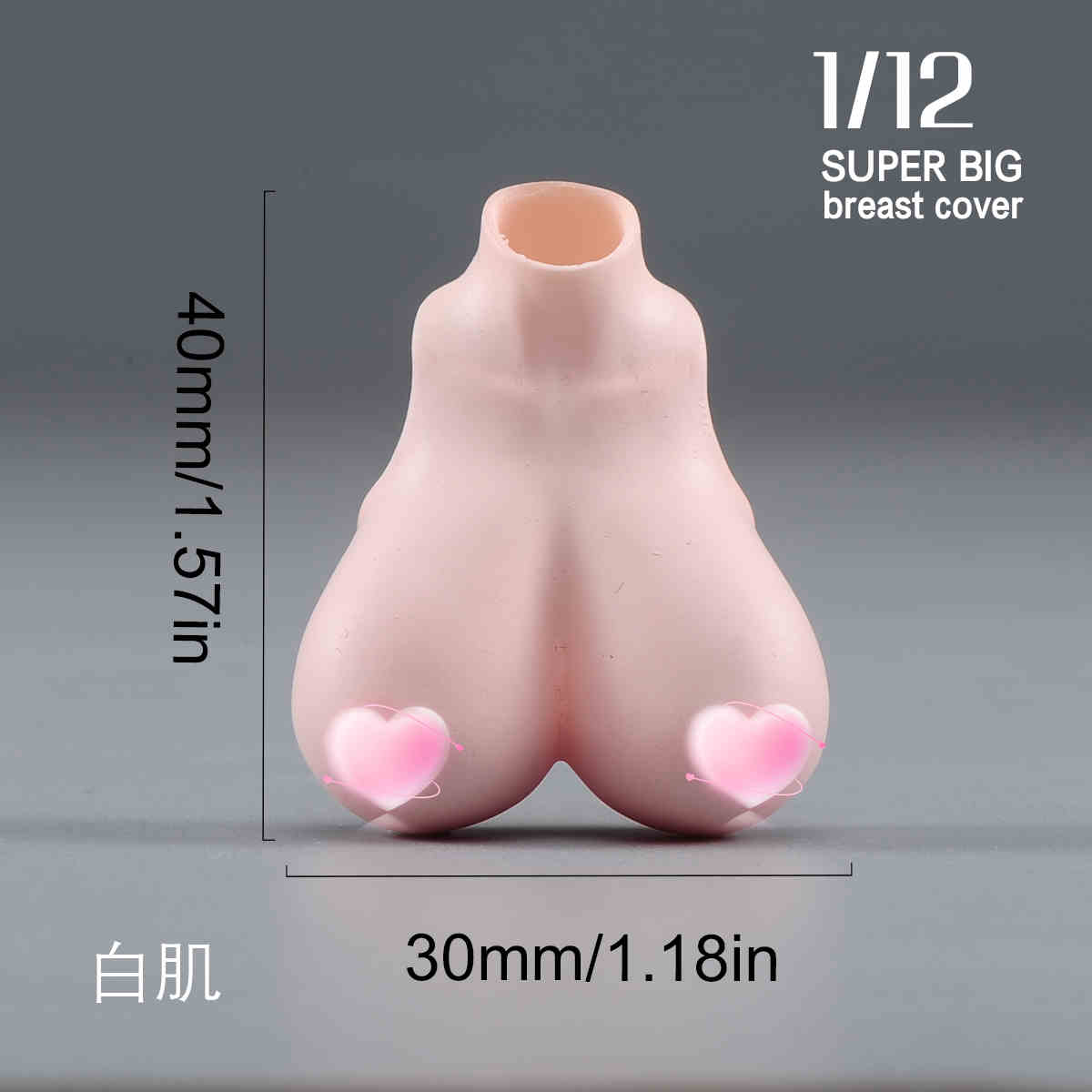 1/6 1:12 weibliche große Büste Brustbedeckung Modell für 12" 6" Actionfigur Körper Spielzeug - Bild 38 von 46
