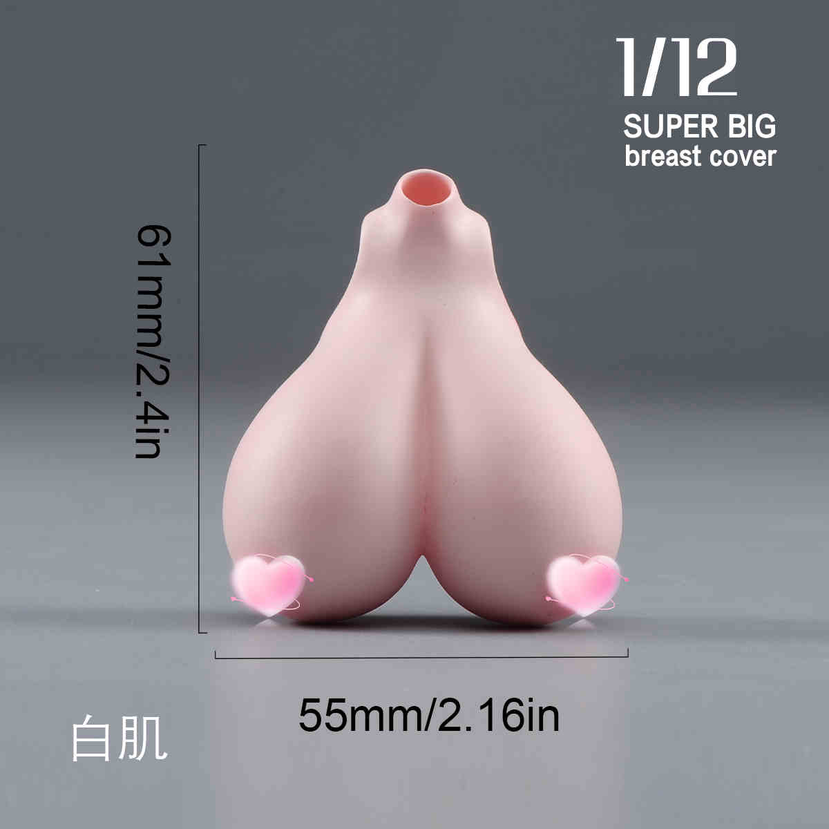 1/6 1:12 weibliche große Büste Brustbedeckung Modell für 12" 6" Actionfigur Körper Spielzeug - Bild 44 von 46