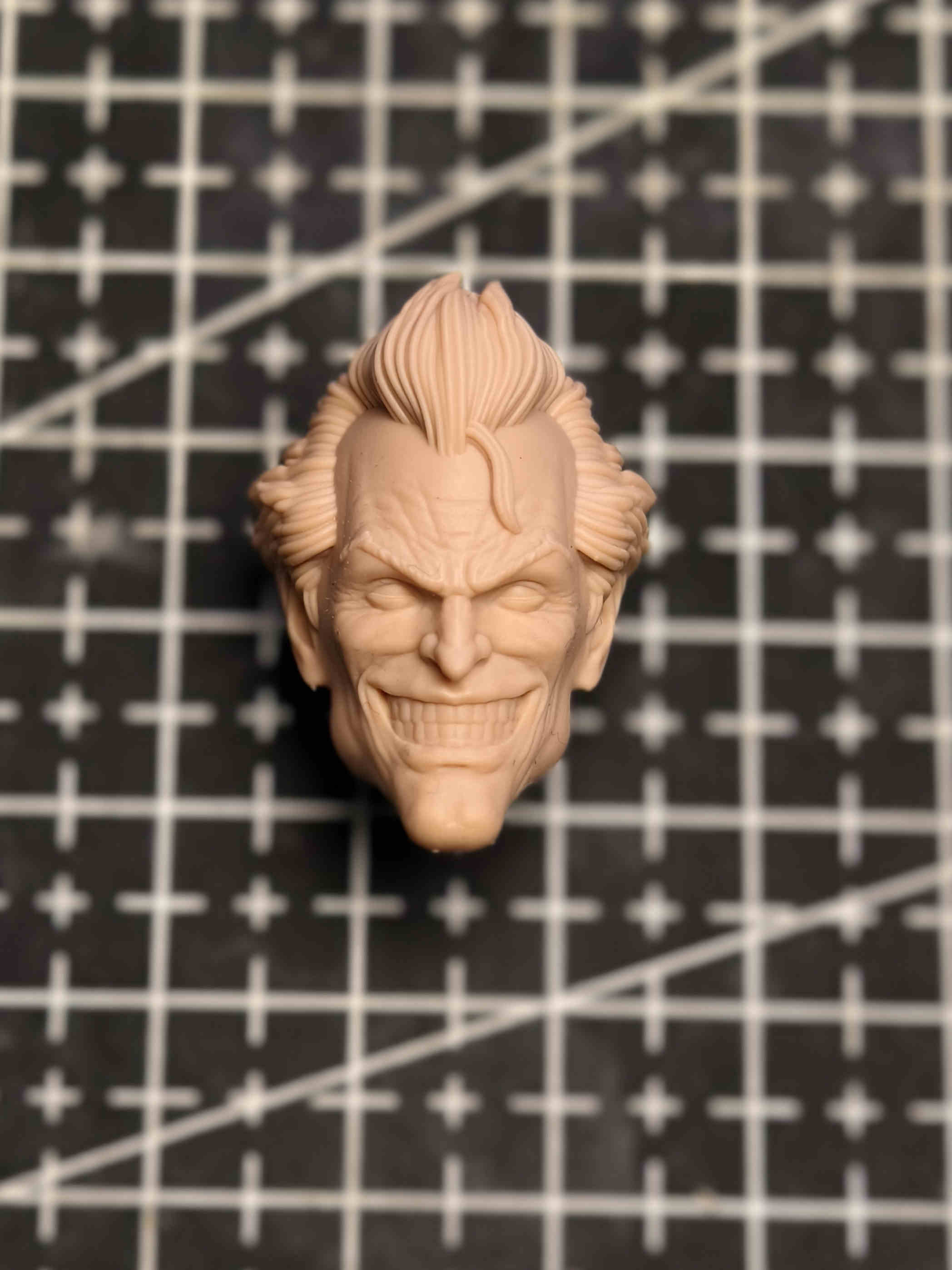 1:12 Joker Clown Spiel Arkham Kopf Skulptur für 6" männliche Actionfigur Körper Spielzeug - Bild 20 von 21