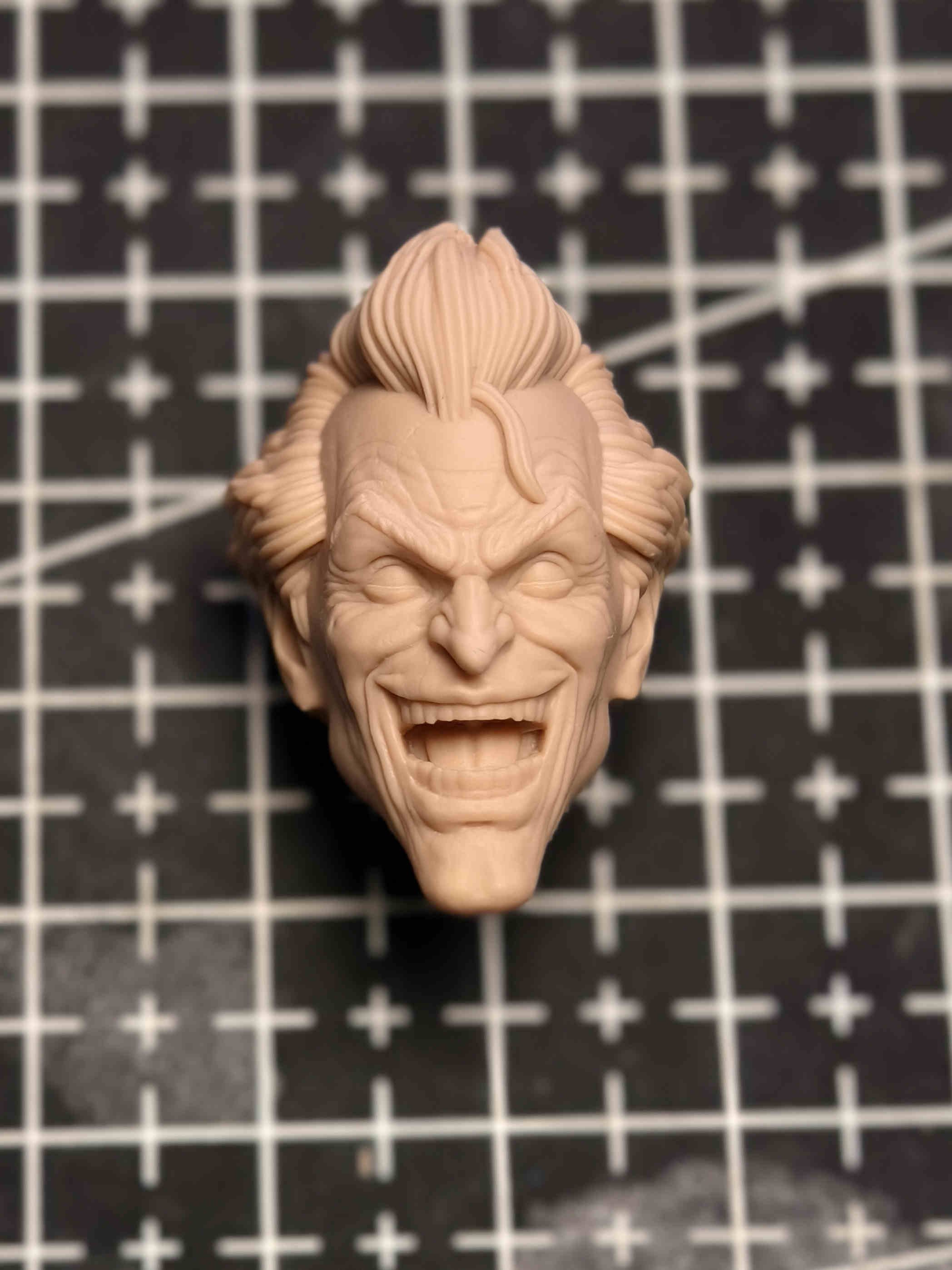 1:12 Joker Clown Spiel Arkham Kopf Skulptur für 6" männliche Actionfigur Körper Spielzeug - Bild 21 von 21