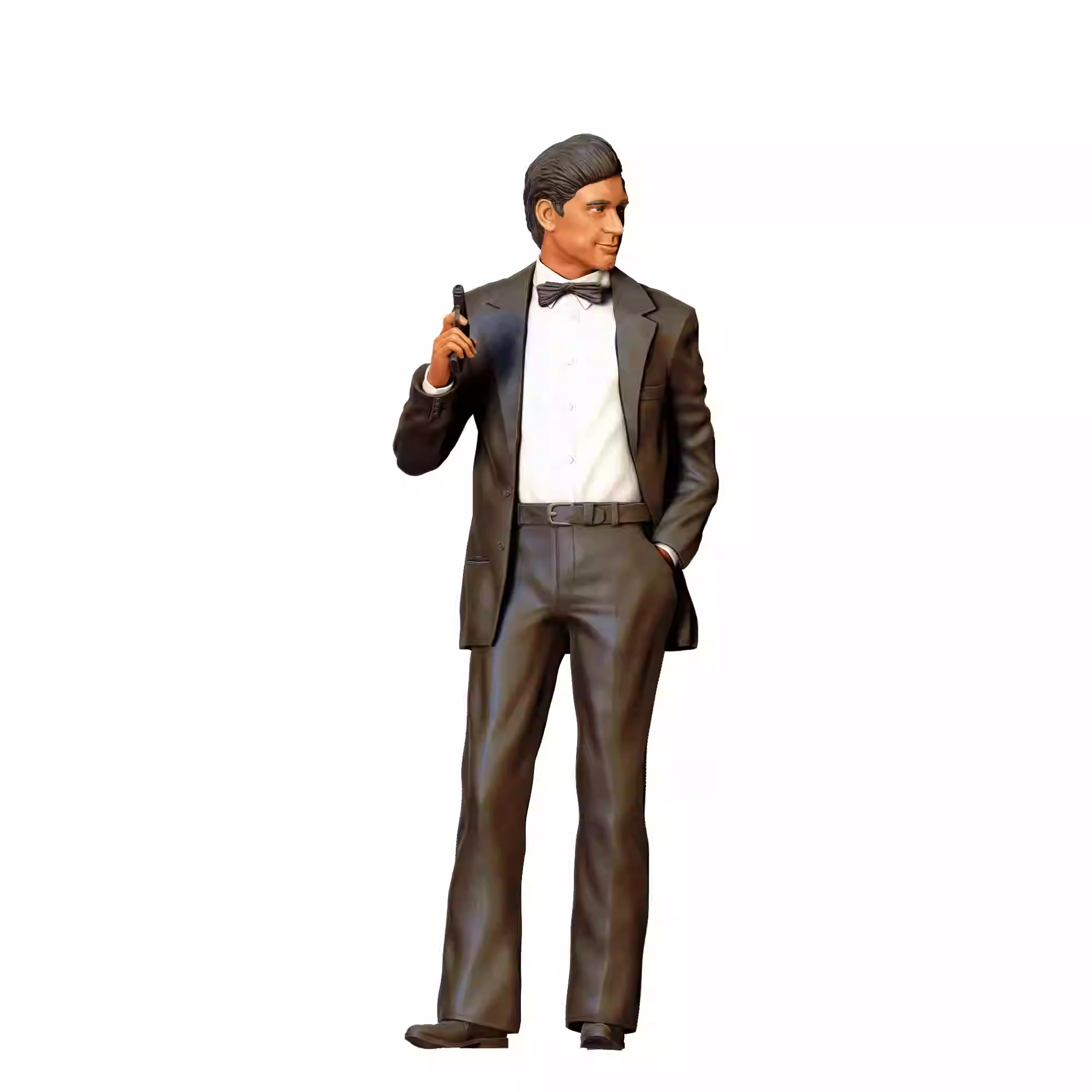 DIY 1/64 1/87 James Bond Suit Männer Szene Miniatur Figuren Puppe für Auto Fahrzeuge - Bild 8 von 12