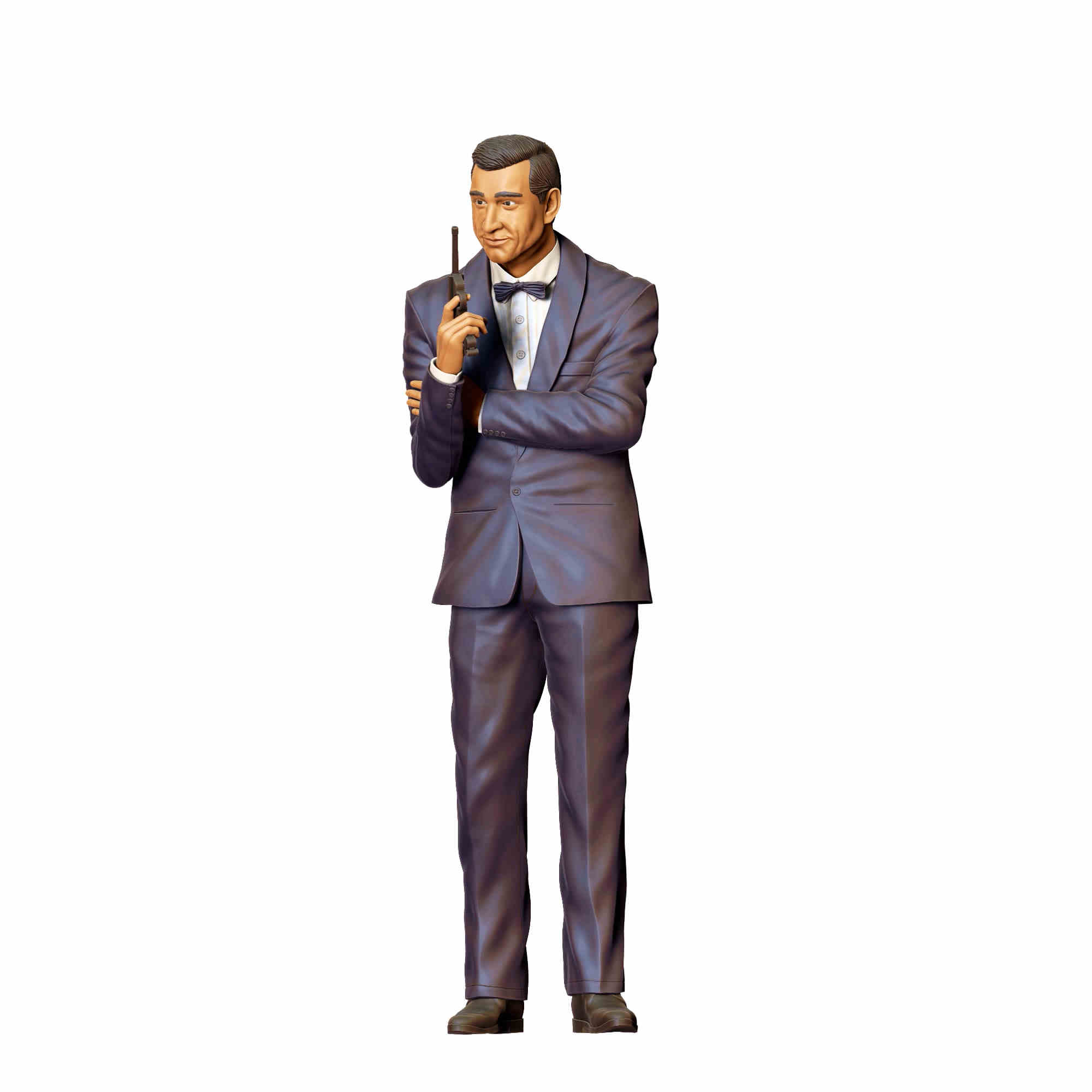 DIY 1/64 1/87 James Bond Suit Männer Szene Miniatur Figuren Puppe für Auto Fahrzeuge - Bild 11 von 12