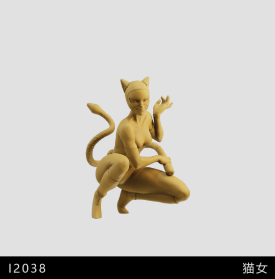 1/64 1/43 1/35 Catwoman Robin Scene Prop Miniatures Figures Doll For Cars Toys - Picture 18 of 19