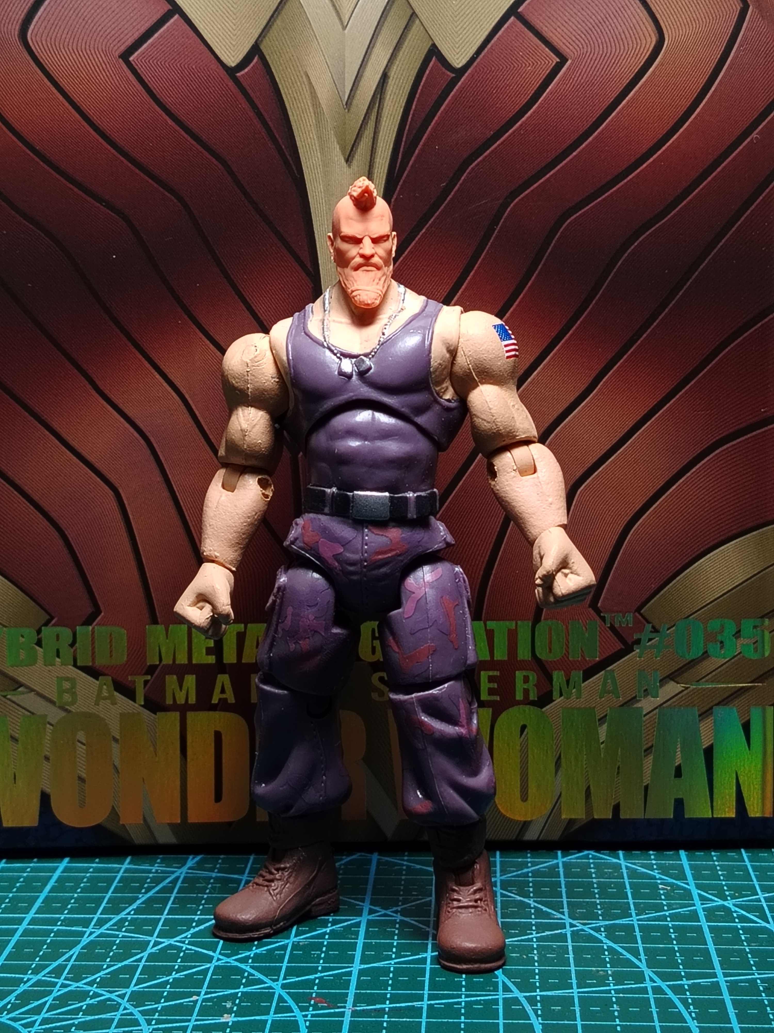 Cabeza de hombre fuerte calle 1/18 esculpida para figura de acción masculina de 3,75"" modelo de muñeca corporal - Imagen 11 de 16