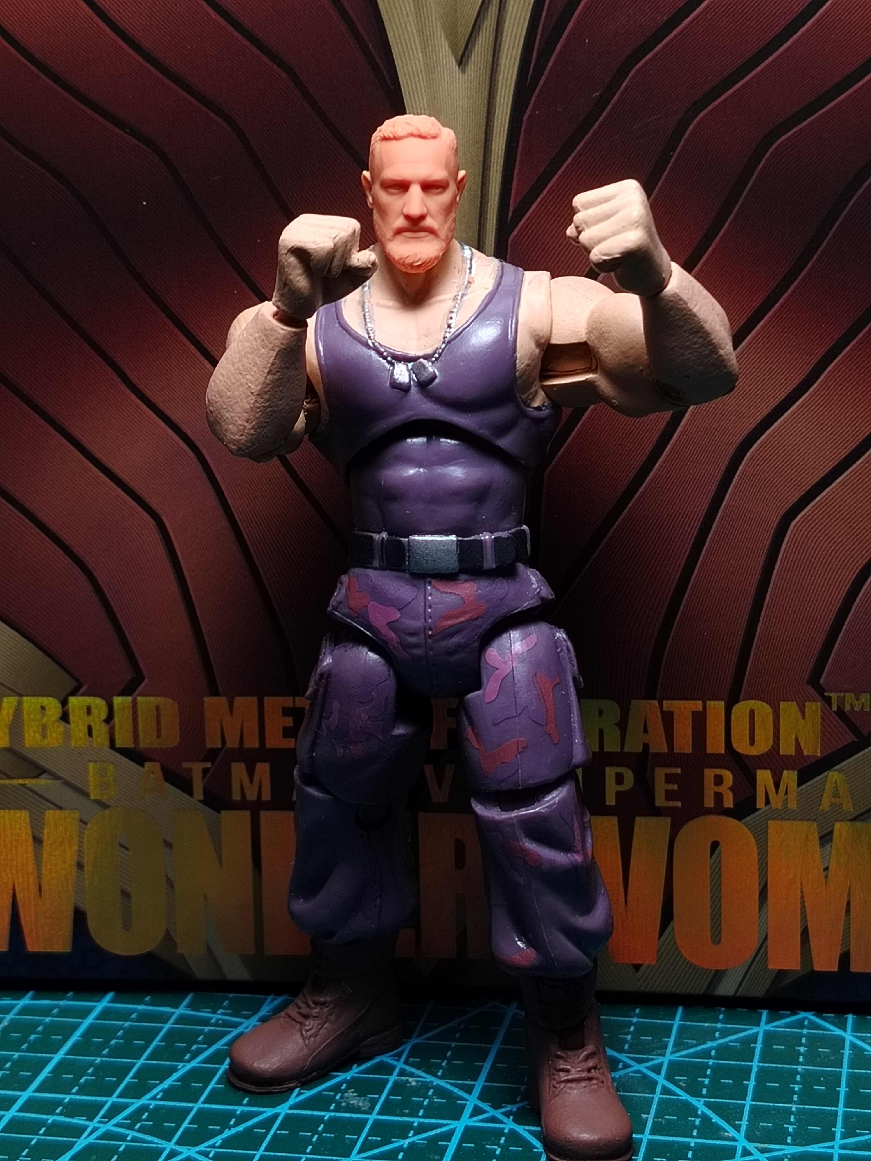 Cabeza de hombre fuerte calle 1/18 esculpida para figura de acción masculina de 3,75"" modelo de muñeca corporal - Imagen 12 de 16