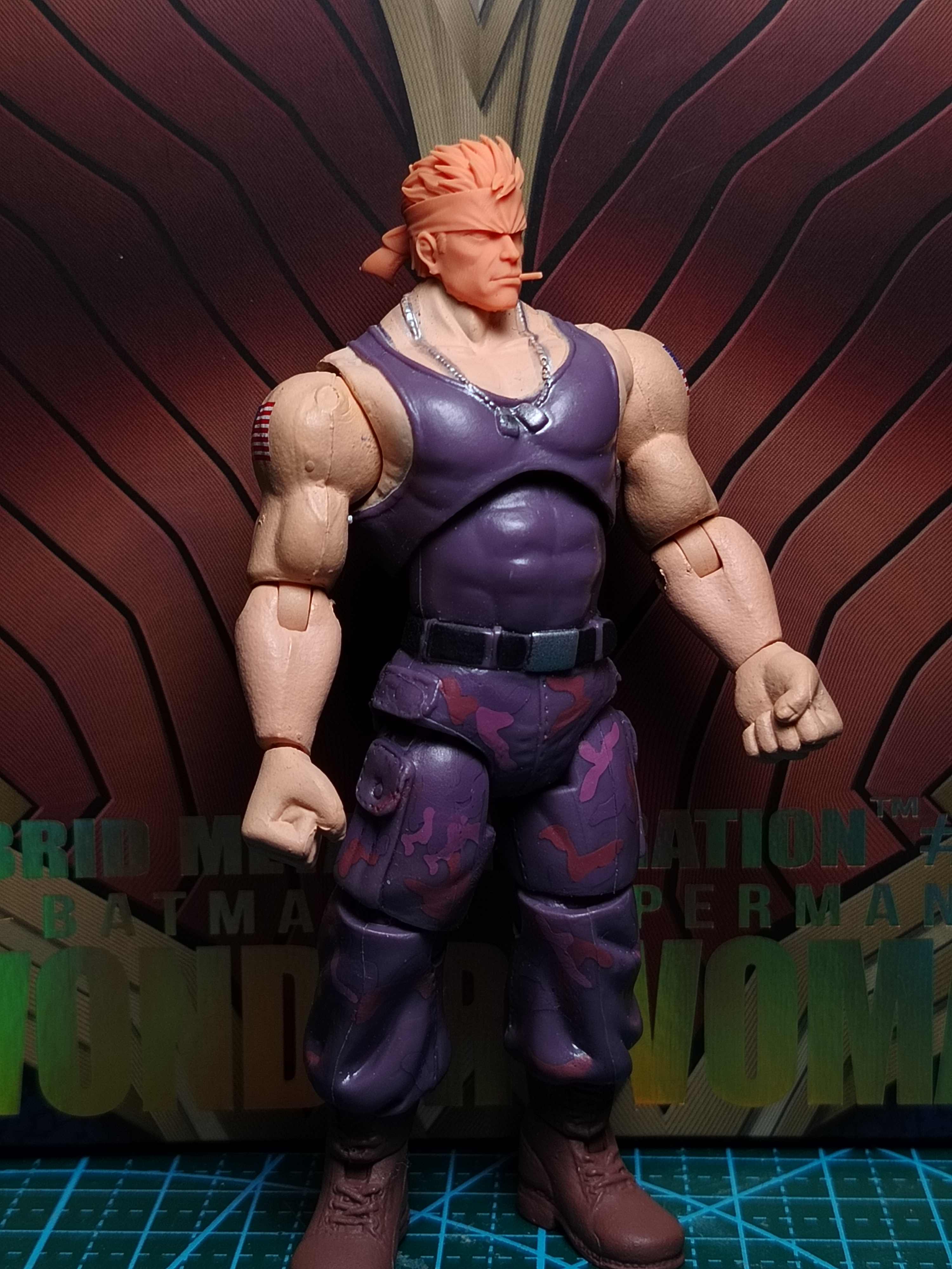 Cabeza de hombre fuerte calle 1/18 esculpida para figura de acción masculina de 3,75"" modelo de muñeca corporal - Imagen 15 de 16