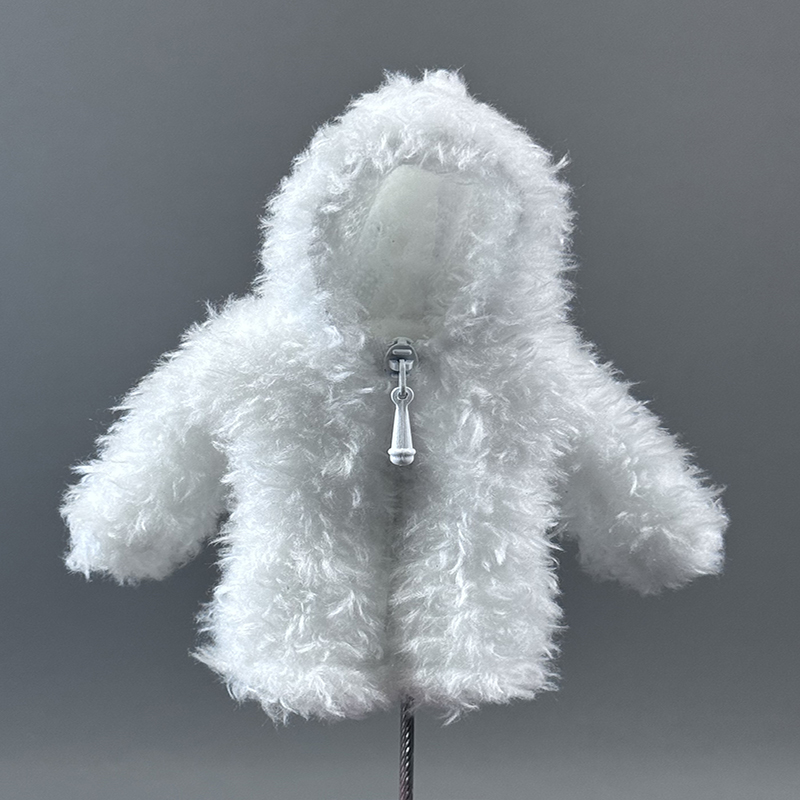1/12 Female Long Coat Plush Jacket Clothing Fit 6'' shf Action Figure Body Doll - Picture 19 of 21
