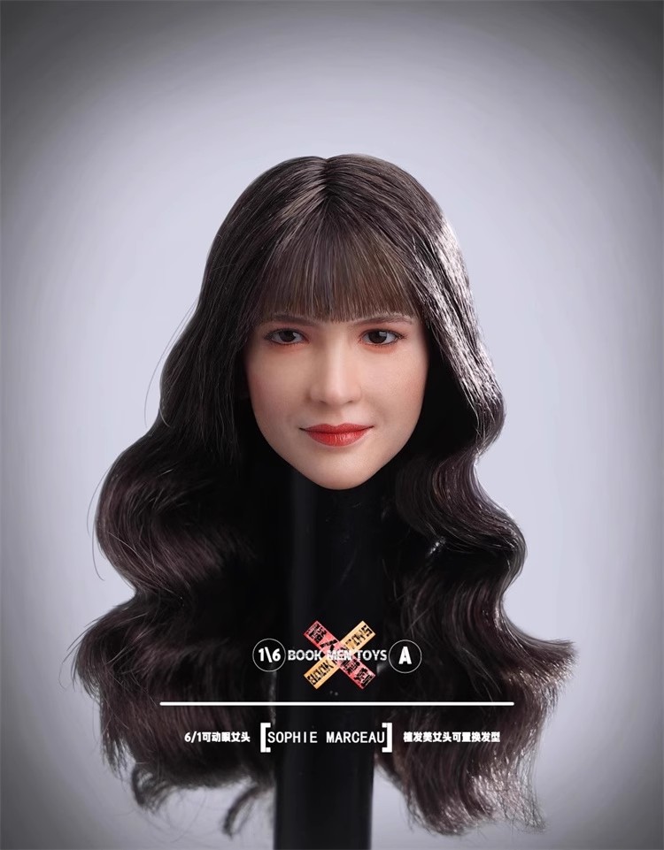 1/6 Sweet Mature woman movable eyes Head Sculpt Fit 12'' Female Action Figure - Picture 7 of 10