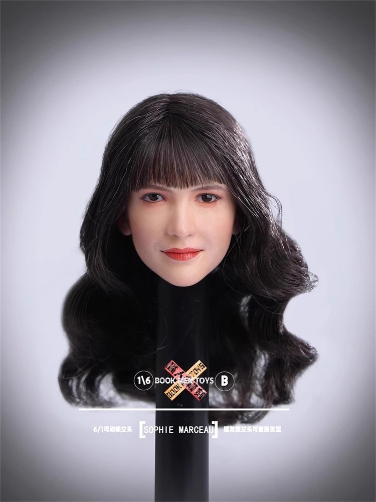 1/6 Sweet Mature woman movable eyes Head Sculpt Fit 12'' Female Action Figure - Picture 8 of 10
