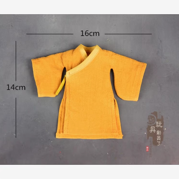 1:12 Ancient Tang Monk Yellow Robe Male Clothes Suit Fit 6'' Soldier Figure Toy - Picture 26 of 36