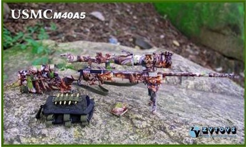 ZYTOYS ZY8024 1/6 Rifle Model Gun Weapon Scene Props Fit 12'' Action Figure - Picture 22 of 24