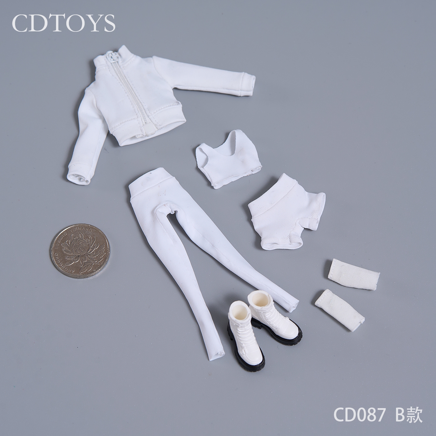 cdtoys cd087 1/12 Female Elastic Stretching Sports Wear Clothes Fit 6'' Figure - Picture 14 of 18