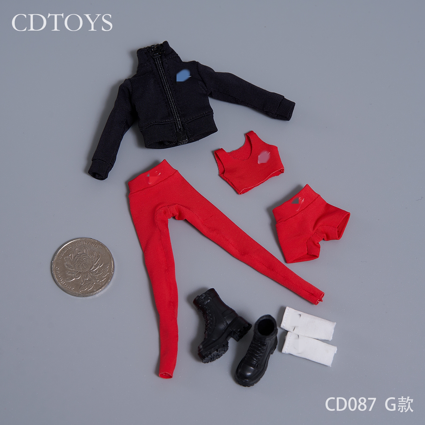 cdtoys cd087 1/12 Female Elastic Stretching Sports Wear Clothes Fit 6'' Figure - Picture 16 of 18