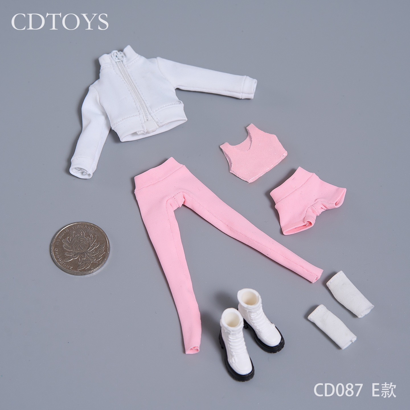 cdtoys cd087 1/12 Female Elastic Stretching Sports Wear Clothes Fit 6'' Figure - Picture 18 of 18