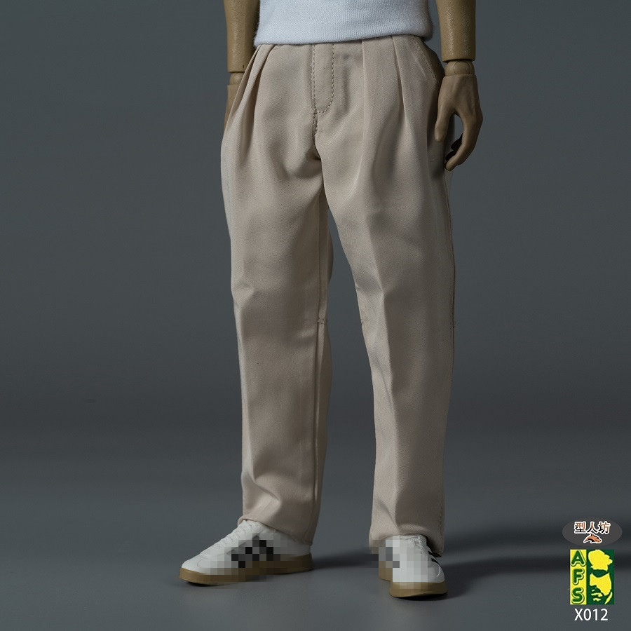 AFS X012 1/6 Retro loose casual Pants Trousers Clothes Fit12 »male Action Figure