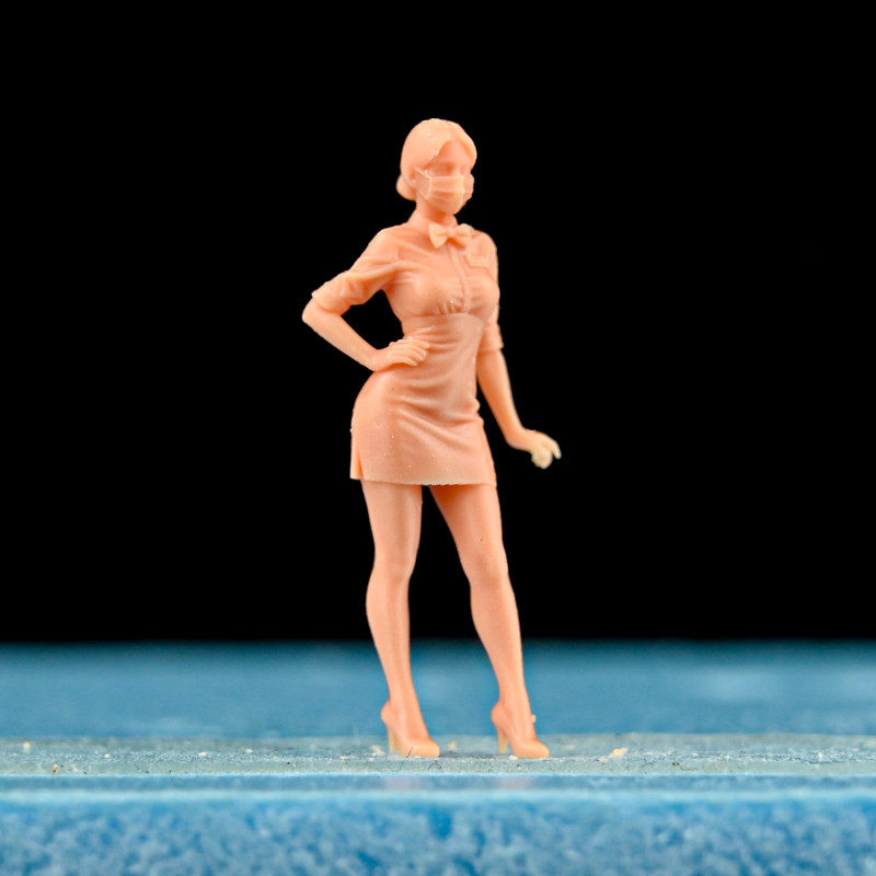 1/72 1/87 1/64 1/43 1/35 1/32 1/24 Female waitress Scene Miniatures Figures Doll