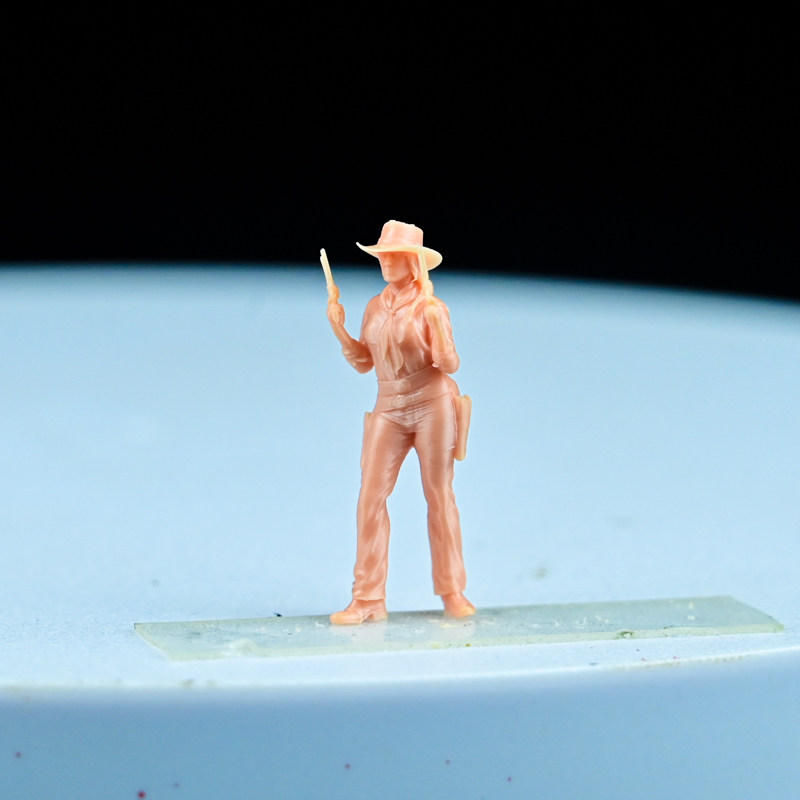 1/72 1/87 1/64 1/43 1/35 1/32 1/24 Riding Cowboy Scene Miniatures Figures Doll