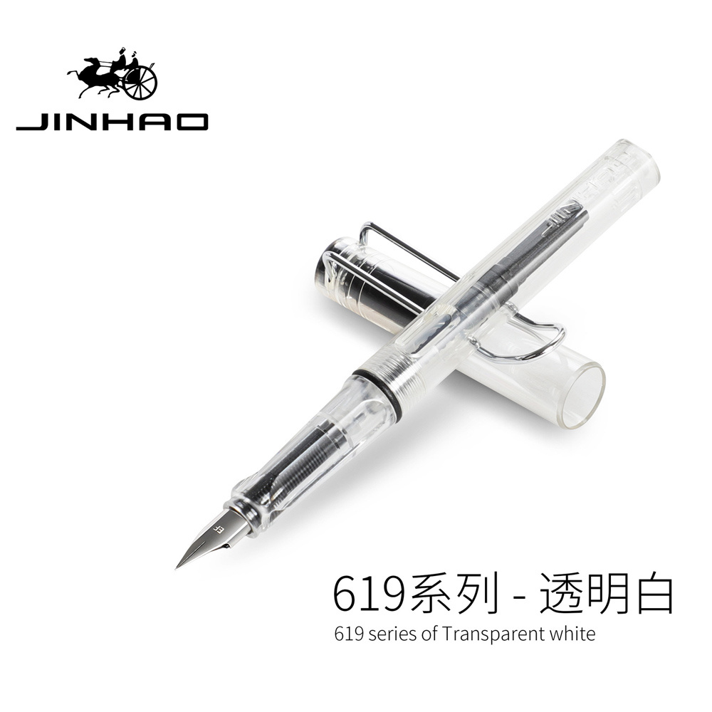 1 pieza pluma estilográfica colorida Jinhao 619 EF/0,38 mm F/0,5 mm profesor escritura fluida #ZH - Imagen 12 de 39