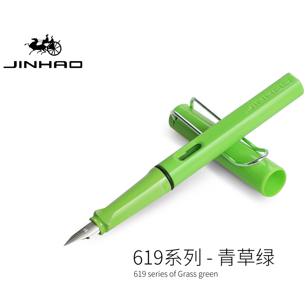 1 pieza pluma estilográfica colorida Jinhao 619 EF/0,38 mm F/0,5 mm profesor escritura fluida #ZH - Imagen 18 de 39