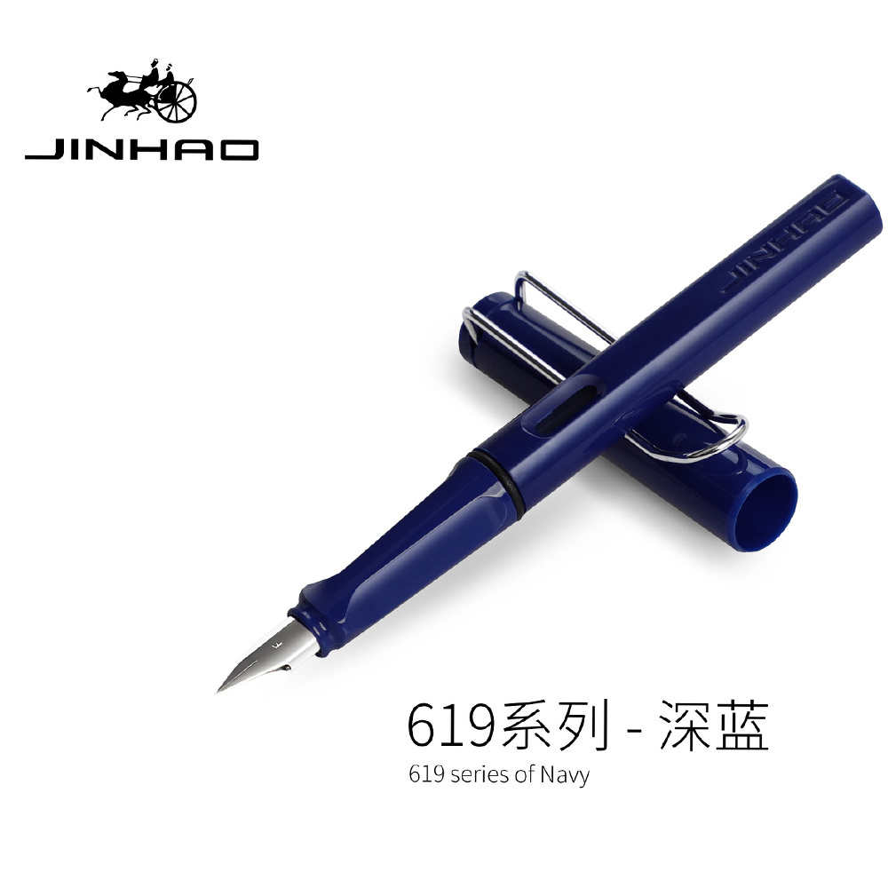 1 pieza pluma estilográfica colorida Jinhao 619 EF/0,38 mm F/0,5 mm profesor escritura fluida #ZH - Imagen 19 de 39