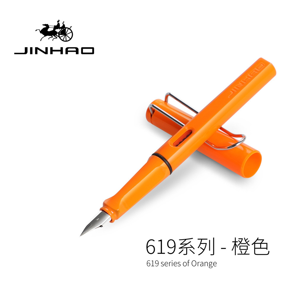 1 pieza pluma estilográfica colorida Jinhao 619 EF/0,38 mm F/0,5 mm profesor escritura fluida #ZH - Imagen 22 de 39