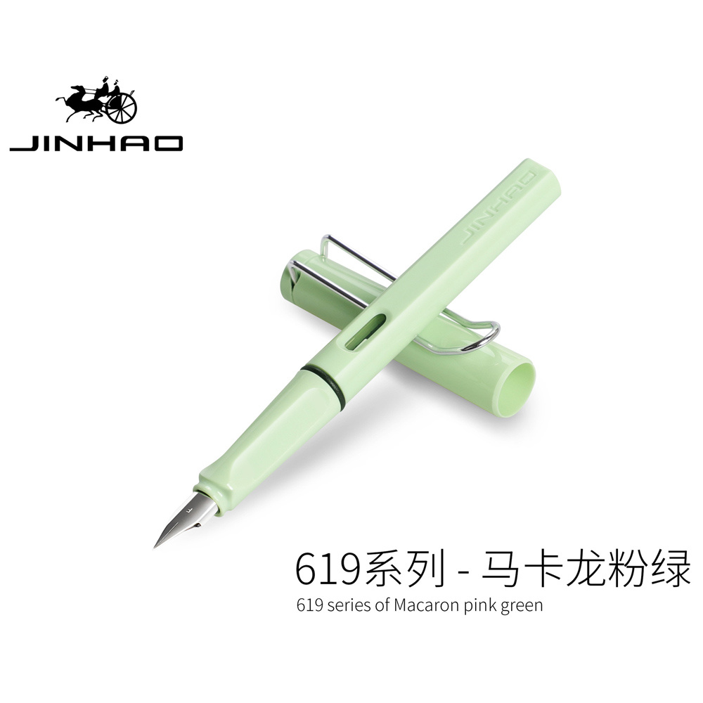 1 pieza pluma estilográfica colorida Jinhao 619 EF/0,38 mm F/0,5 mm profesor escritura fluida #ZH - Imagen 25 de 39