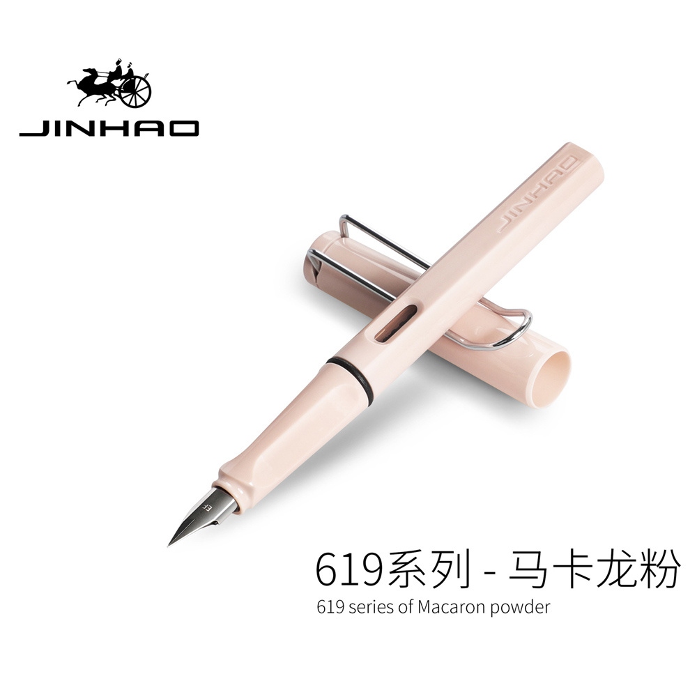 1 pieza pluma estilográfica colorida Jinhao 619 EF/0,38 mm F/0,5 mm profesor escritura fluida #ZH - Imagen 26 de 39