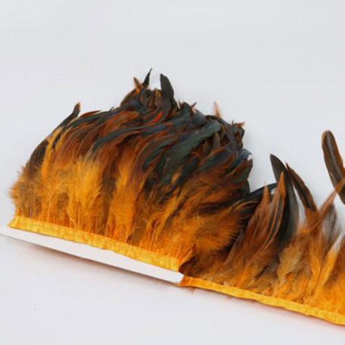 1/5/10Meter DIY Rooster Tail Feathers 13-18CM Trims Strip Party Clothing Feather - Picture 14 of 29