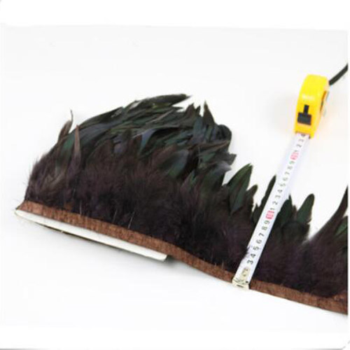 1/5/10Meter DIY Rooster Tail Feathers 13-18CM Trims Strip Party Clothing Feather - Picture 17 of 29
