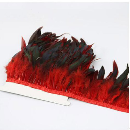 1/5/10Meter DIY Rooster Tail Feathers 13-18CM Trims Strip Party Clothing Feather - Picture 18 of 29