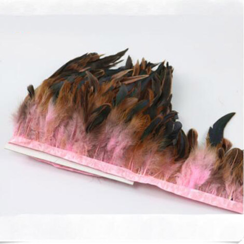 1/5/10Meter DIY Rooster Tail Feathers 13-18CM Trims Strip Party Clothing Feather - Picture 19 of 29