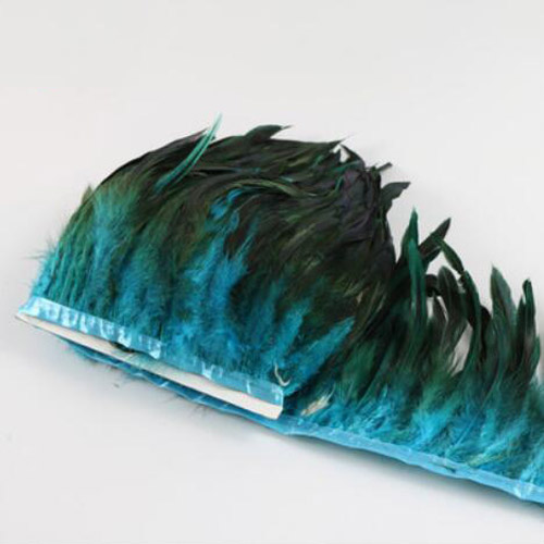 1/5/10Meter DIY Rooster Tail Feathers 13-18CM Trims Strip Party Clothing Feather - Picture 21 of 29