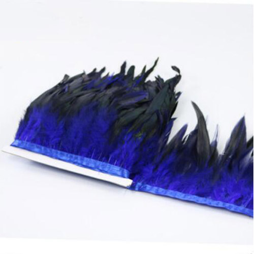 1/5/10Meter DIY Rooster Tail Feathers 13-18CM Trims Strip Party Clothing Feather - Picture 22 of 29