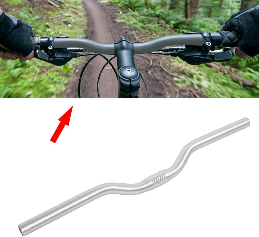 Bicycle Aluminum Alloy Riser Handlebar Mountain Road Bike Fixed Riser