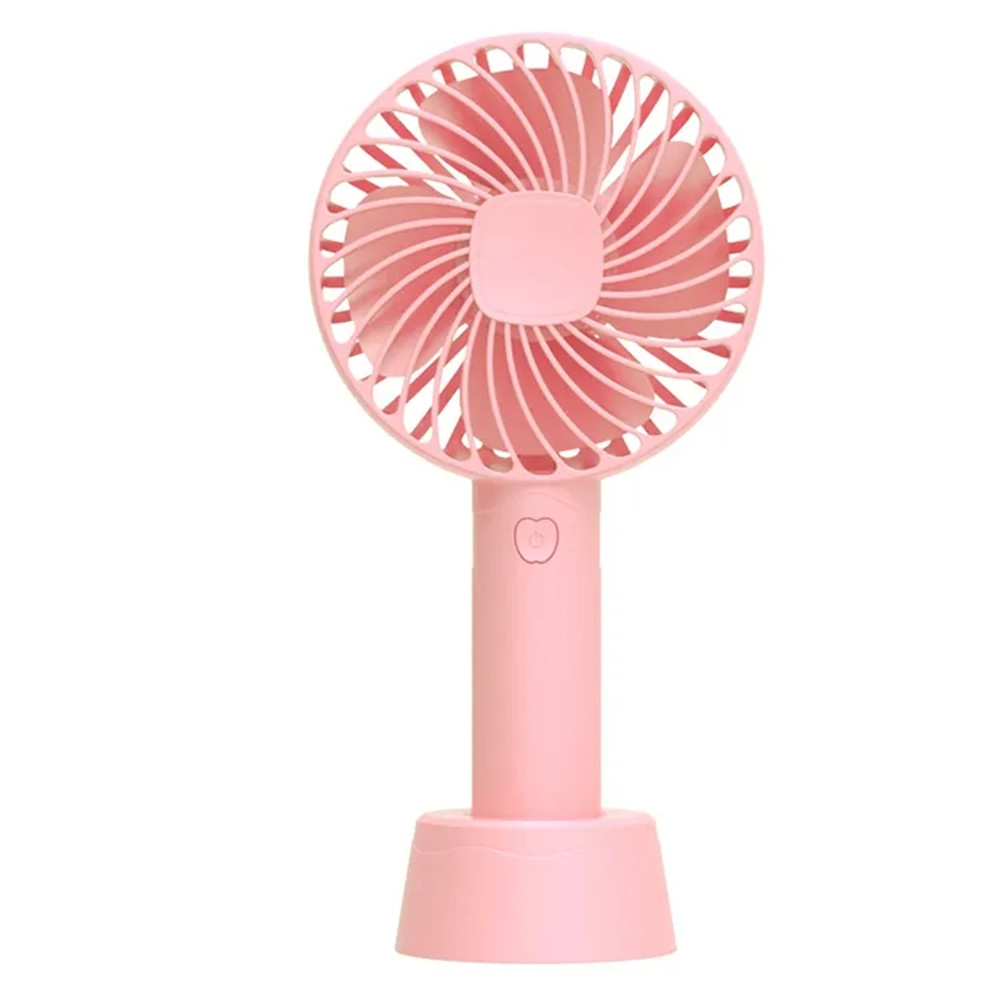 Portable USB Hand Held Small Mini Desk Fan Cooler Cooling Rechargeable 3 Speeds